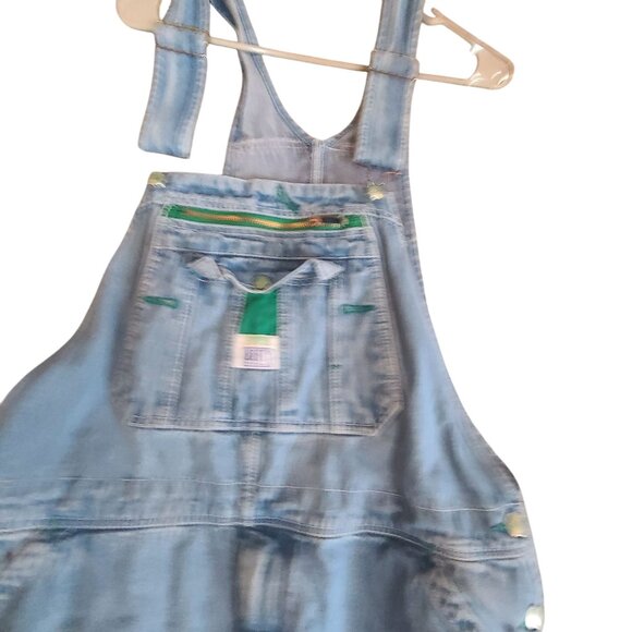 Liberty Men’s Denim Jean Overalls Adjustable Bib Workwear Classic Blue - Picture 5 of 11